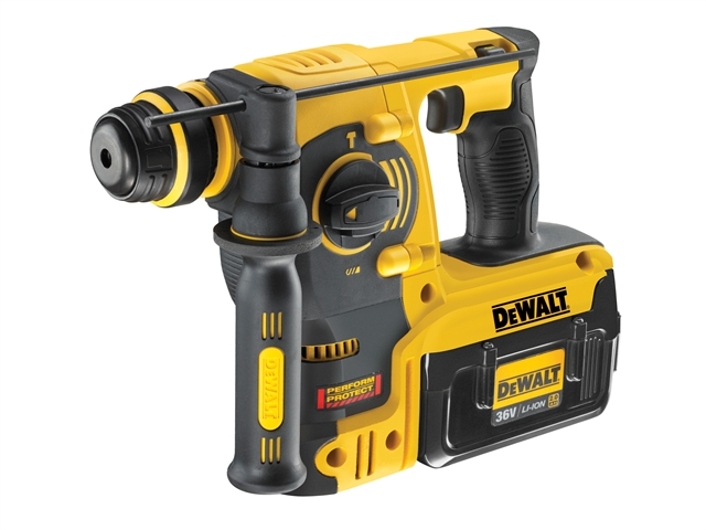 DEWALT DCH363D2 SDS Plus Heavy-Duty Rotary Hammer 36 Volt 2 x 2.0Ah Li-Ion 36V