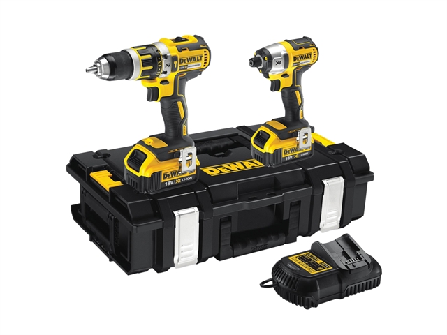 DEWALT DCK250P2 Brushless Twin Pack 18 Volt 2 x 5.0Ah Li-Ion 18V