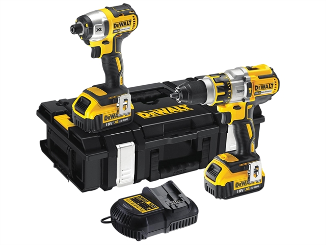 DEWALT DCK255P2 Brushless Twin Pack 18 Volt 2 x 5.0Ah Li-Ion 18V