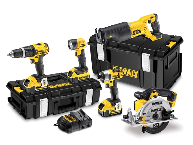 DEWALT DCK591M3 XR 5 Piece Kit 18 Volt 3 x 4.0Ah Li-Ion 18V