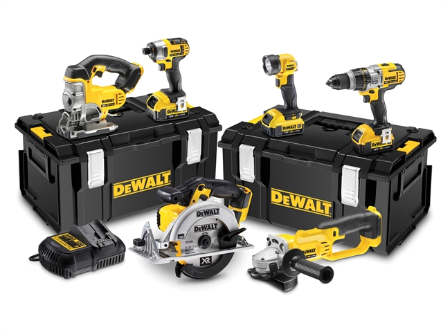 DEWALT DCK692M3 Cordless 3 Speed 6 Piece Kit 18 Volt 3 x 4.0Ah Li-Ion 18V