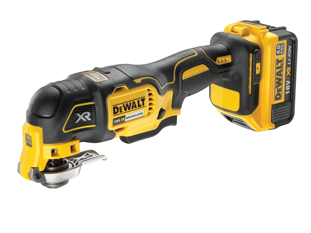 DEWALT DCS355M1 XR Brushless Oscillating Tool 18 Volt 1 x 4.0Ah Li-Ion 18V