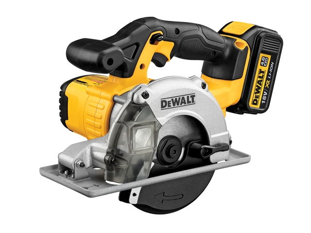 DEWALT DCS373M2 140mm XR Circular Saw Metal Cutting 18 Volt 2 x 4.0Ah Li-Ion 18V