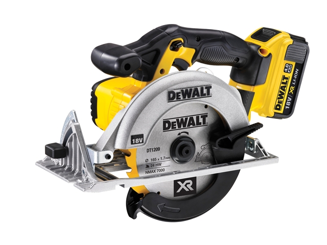 DEWALT DCS391M2 165mm XR Premium Circular Saw 18 Volt 2 x 4.0Ah Li-Ion 18V