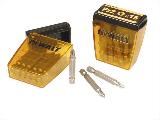 DEWALT DP73 Display Flip Top 50mm PZ2 (20 packs of 15 bits)