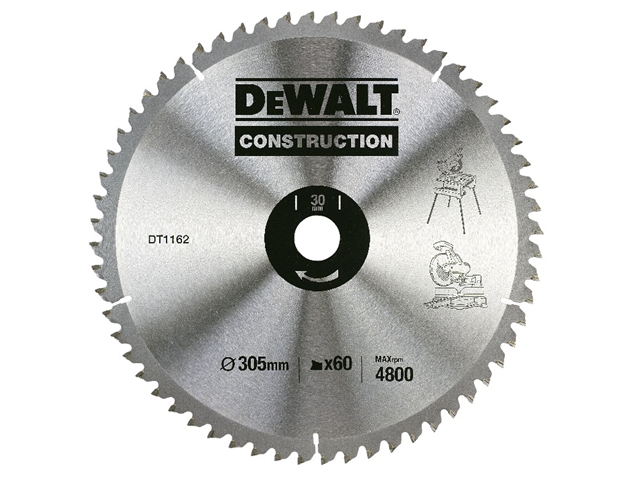 DEWALT Construction Circular Saw Blade 305 x 30mm 60T