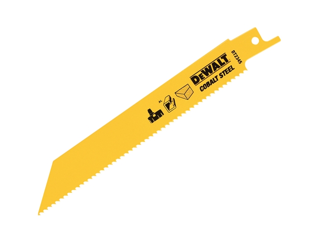 DEWALT Cobalt Steel Sabre Blade General Purpose 152mm Pack of 5