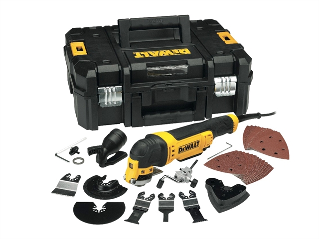 DEWALT DWE315KT Multi-Tool Quick Change Kit & TSTAK 300 Watt 240 Volt 240V