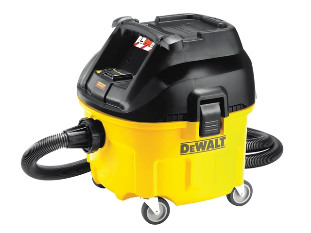 DEWALT DWV901L Wet & Dry Dust Extractor 30 Litre 1400 Watt 240 Volt 240V