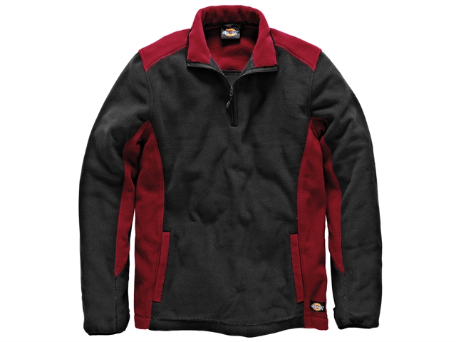 Dickies Two Tone Micro Fleece Red / Black - L