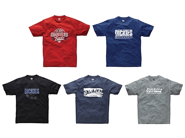 Dickies T Shirts Pack of  5 - L (44-46in)