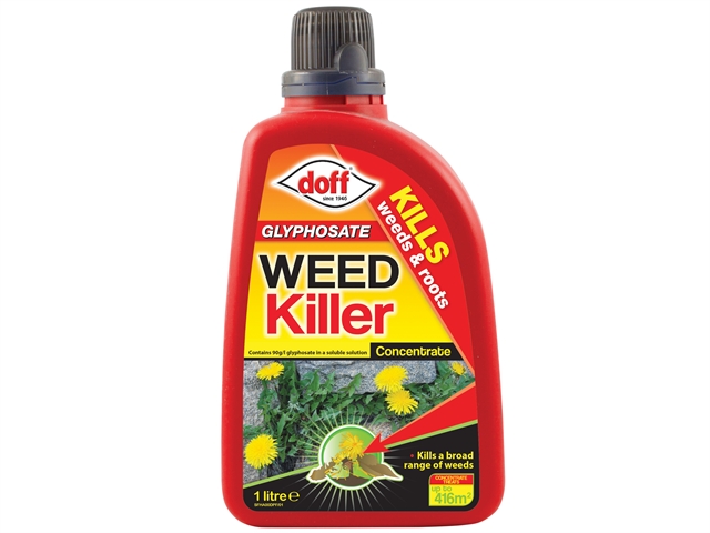 DOFF Glyphosate Weedkiller Concentrate 1 Litre