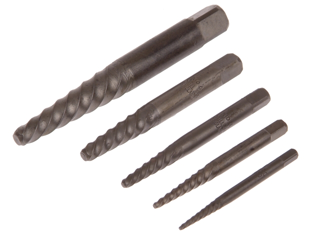 Dormer M101 Carbon Steel Screw Extractor Set A