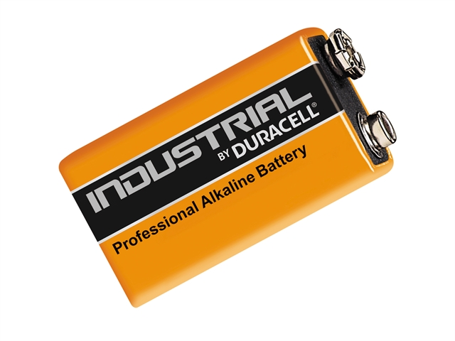 Duracell Duracell 9 Volt Professional Alkaline Industrial Batteries Pack of 10 9V
