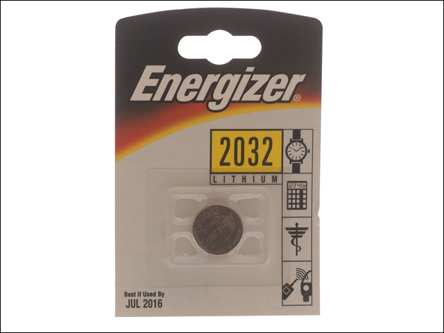 Energizer CR2032 Coin Lithium Battery Single