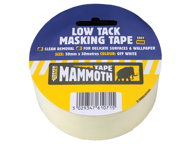 Everbuild Low Tack Masking Tape 25mm x 25m