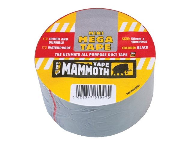 Everbuild Mini Mega All Purpose Tape Silver 50mm x 10m