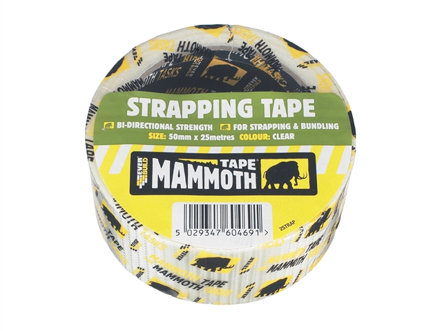 Everbuild Strapping Tape Clear 50mm x 25m