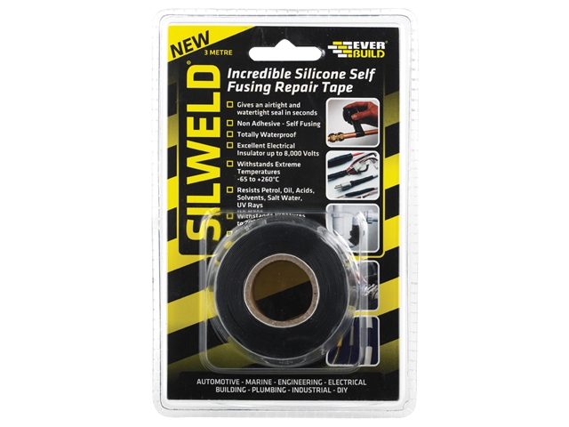 Everbuild Silweld Tape Black 3m