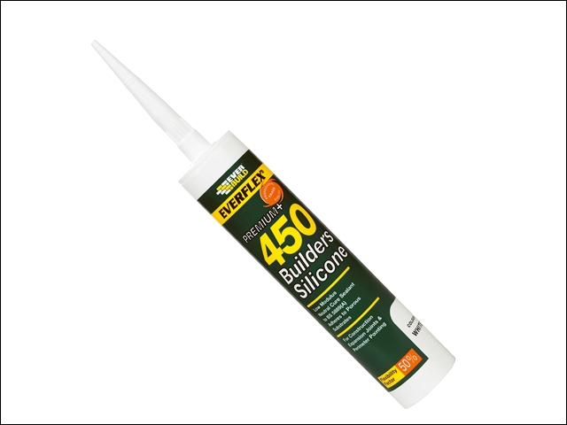 Everbuild 450 Builders Silicone Sealant Buff 310ml