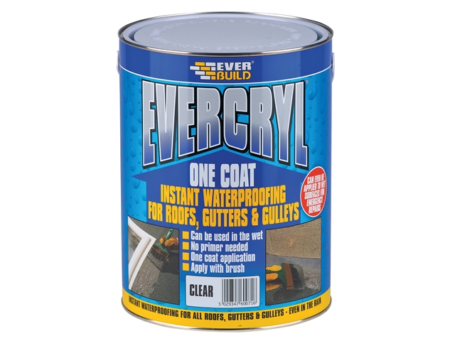 Everbuild Evercryl One Coat Compound Clear 5kg
