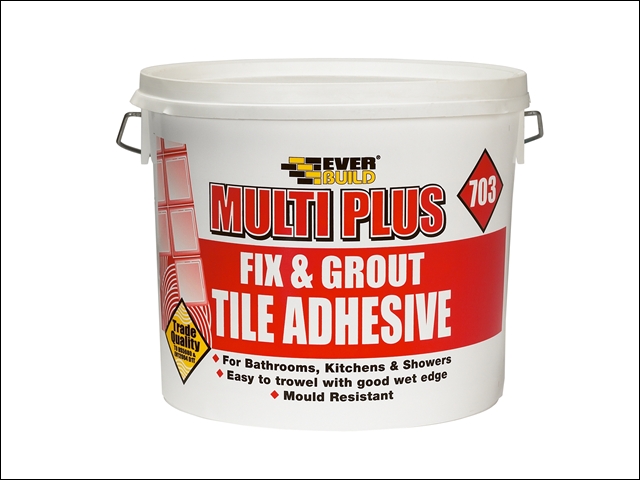 Everbuild Fix & Grout Tile Adhesive 5 Litre