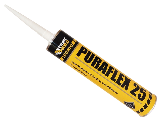 Everbuild Industrial Polyurethane 25 Sealant White C3