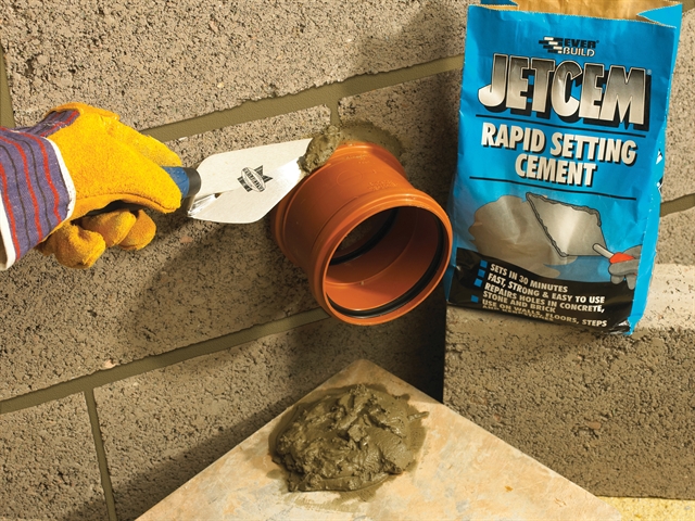 Everbuild Jetcem Rapid Set Cement 12kg (6 x 2kg Packs)