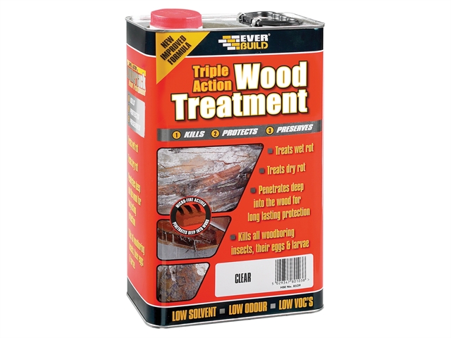 Everbuild Triple Action Wood Treatment 1 Litre