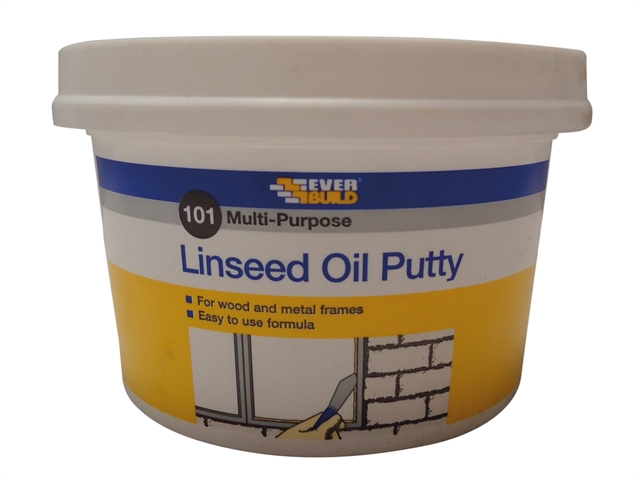 Everbuild Multi Purpose Linseed Oil Putty 101 Natural 500g