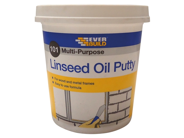 Everbuild Multi Purpose Linseed Oil Putty 101 Natural 1kg