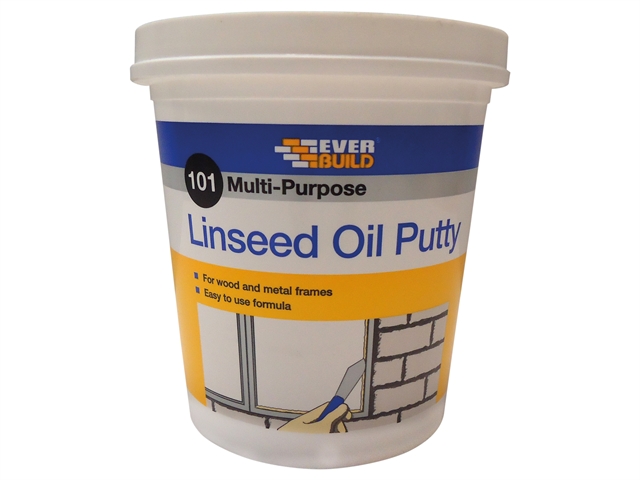 Everbuild Multi Purpose Linseed Oil Putty 101 Natural 2kg