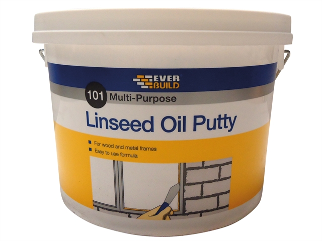 Everbuild Multi Purpose Linseed Oil Putty 101 Natural 5kg