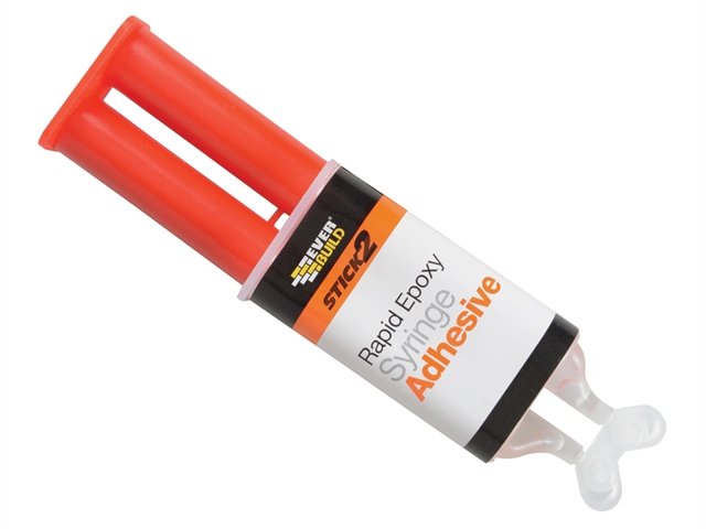 Everbuild Stick 2 Rapid Epoxy Syringe 24ml