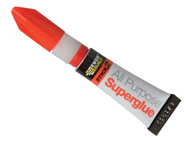 Everbuild Stick 2 All Purpose Superglue Tube 3g