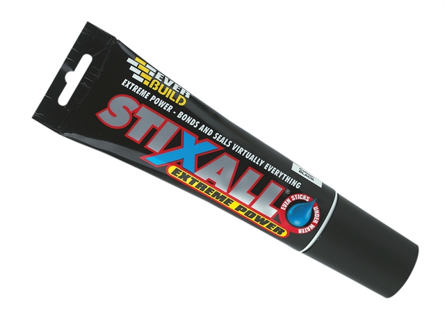 Everbuild Stixall Extreme Power Easi Squeeze 80ml Black