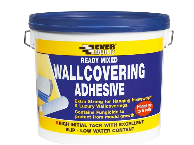 Everbuild Ready Mixed Wallcovering Adhesive 4.5kg