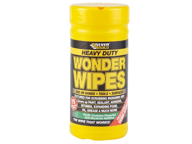 Everbuild Heavy-Duty Wonder Wipes Tub of 75