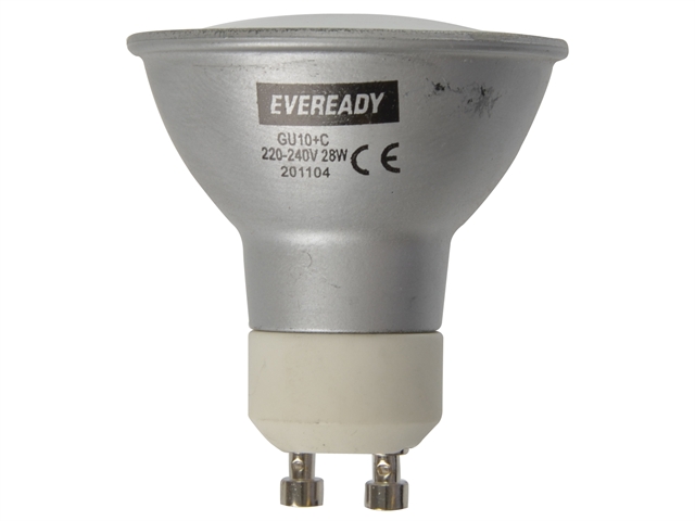Eveready Lighting GU10 ECO Halogen Bulb 240v 28 Watt (35 Watt) Card of 2