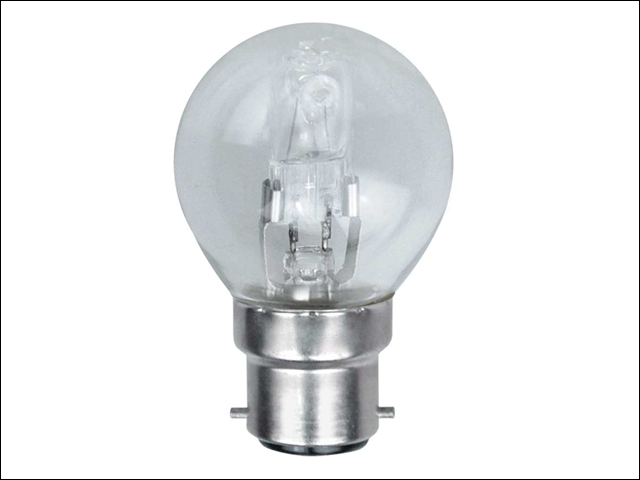 Eveready Lighting G45 ECO Halogen Bulb 28 Watt (36 Watt) BC/B22 Bayonet Cap Box 1