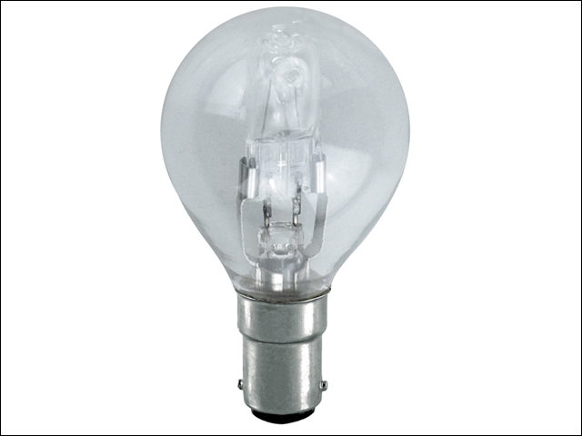 Eveready Lighting G45 ECO Halogen Bulb 42 Watt (54 Watt) SBC/B15 Small Bayonet Cap Box 1