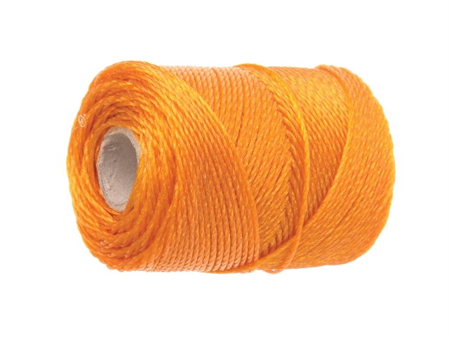 Faithfull 3250 Orange Polyethylene Heavy-Duty Brick Line 250m