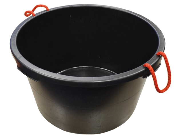 Faithfull Builders Bucket Black 65 Litre (14 Gall)