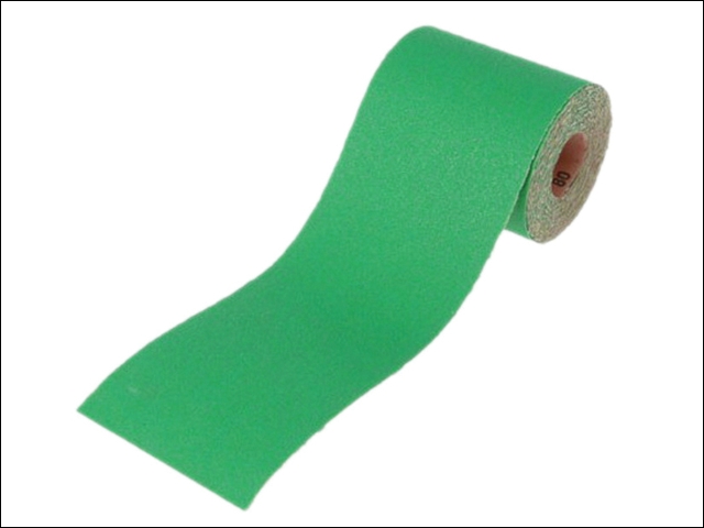 Faithfull Aluminium Oxide Paper Roll Green 100 mm x 50m 120g