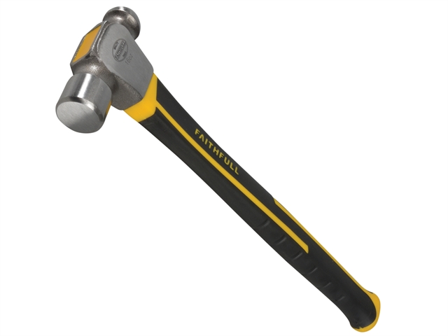 Faithfull Ball Pein Hammer Fibreglass Shaft 454g (16oz)