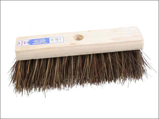 Faithfull Flat Broom Stiff Bassine / Cane 325mm (13in)