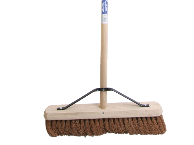 Faithfull Broom Soft Coco 45cm (18 in) + Handle & Stay