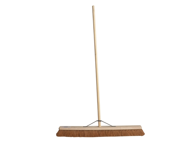 Faithfull Broom Soft Coco 90cm (36 In) + Handle & Stay