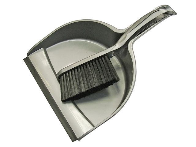 Faithfull Dustpan & Brush Set Plastic