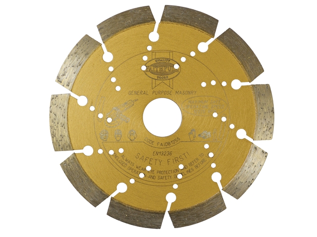 Faithfull Diamond Blade Gold Series Universal Cut 125mm x 22.2mm